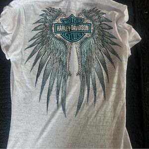 NWT white Harley Davison